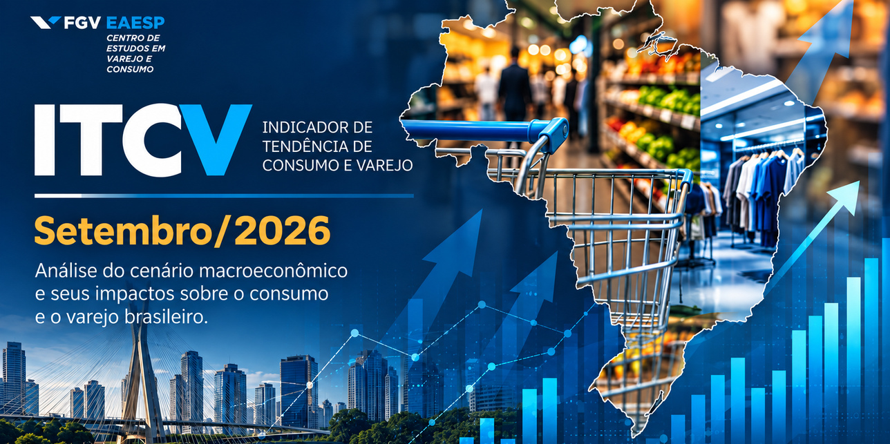 ITCVcev - Indicador de Tendência de Consumo e Varejo do FGVcev - setembro de 2026