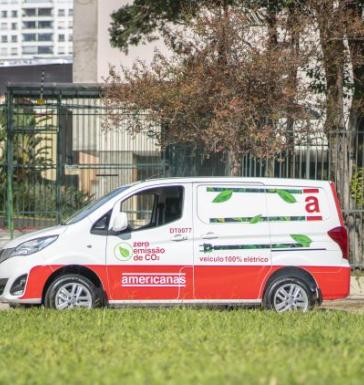 Americanas expande frota de veículos elétricos para mais cinco estados e DF
