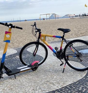 C&A usa bicicleta e patinete para fazer entregas de pedidos online