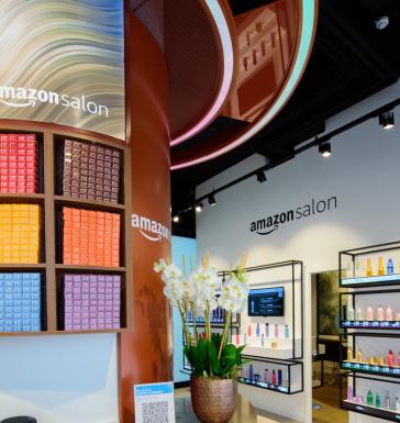 Amazon inaugura salão de cabeleireiro tecnológico em Londres