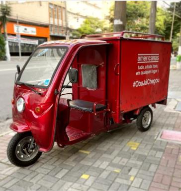 Varejistas aumentam frota de tuk-tuk e bicicleta para pequenas entregas