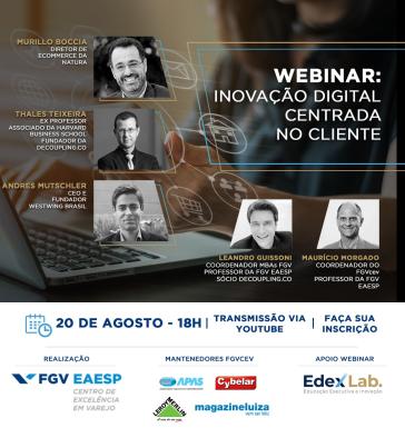 Webinar FGVcev | Inovação Digital Centrada no Cliente: o que esperar no varejo?