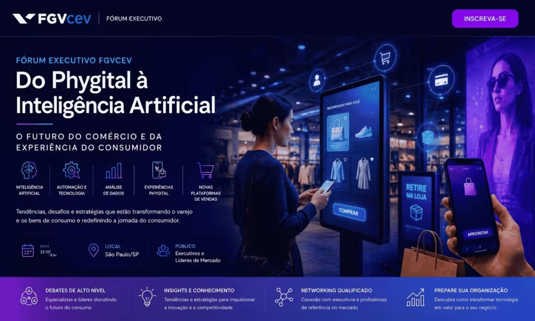 Varejo Hiperconectado: como IA, phygital, e-commerce e live commerce estão redefinindo a jornada e a experiência do consumidor