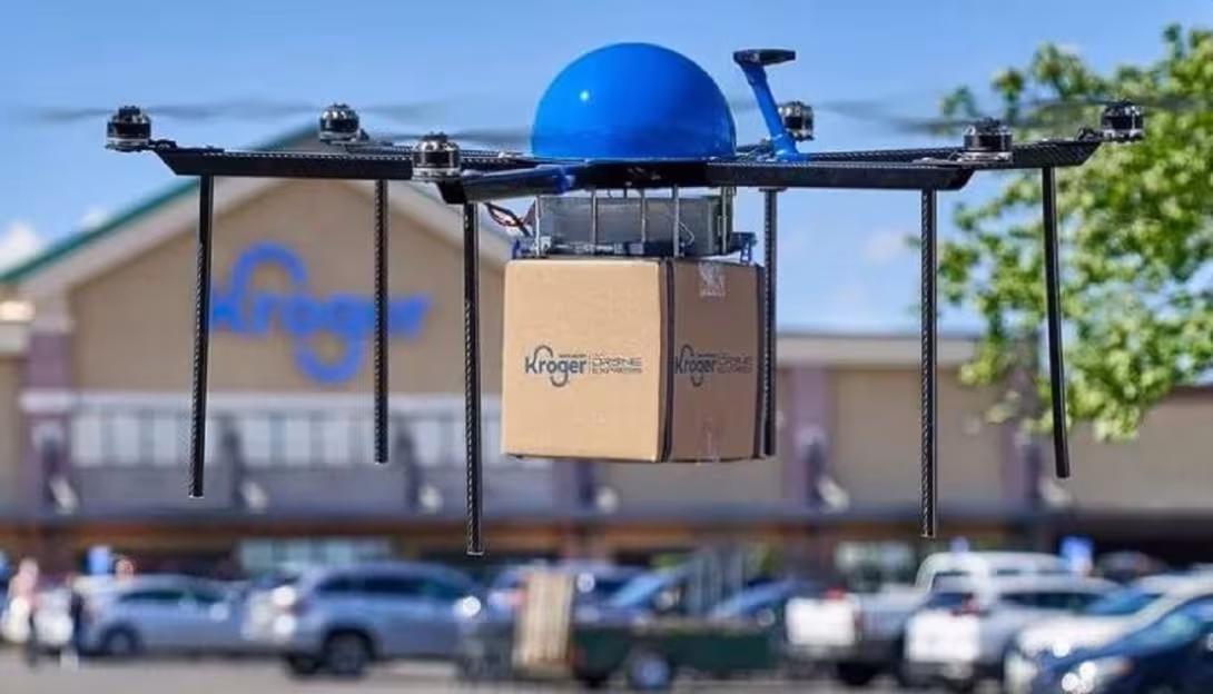 Supermercado inicia testes de entrega com drones nos EUA